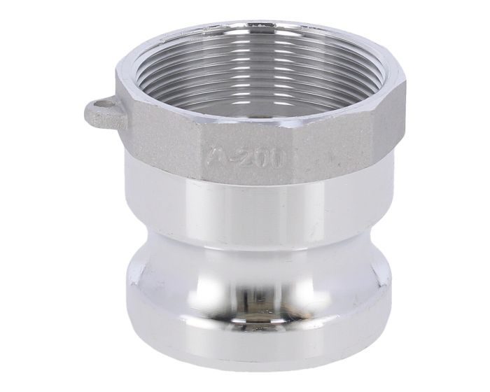 Adaptador camlock tipo A macho con rosca NPT 2" CMA-A2N Parazzini