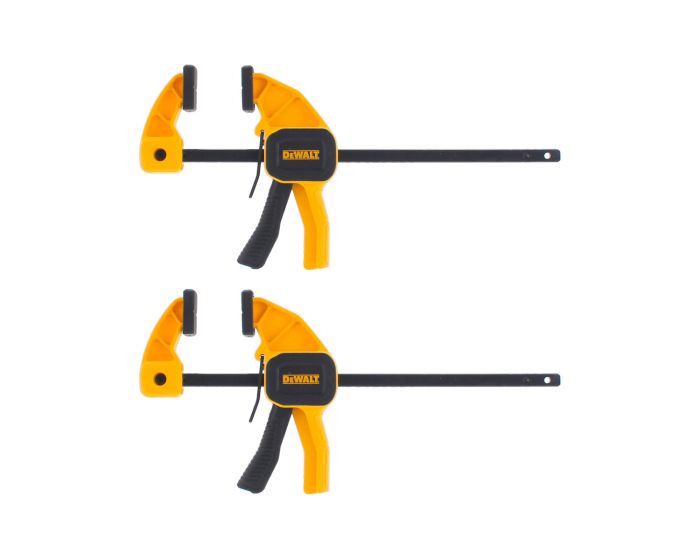 Juego de prensas sargento de ajuste rápido 4.5" de 35 libras DWHT83148 DeWalt