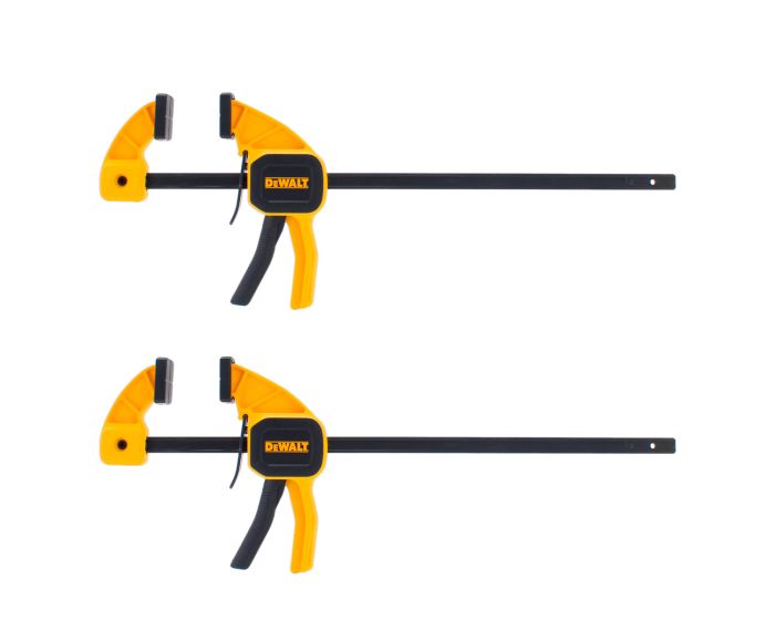 Juego de prensas sargento de ajuste rápido 12" de 100 libras DWHT83158 DeWalt