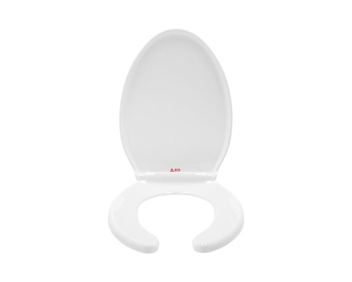 Asiento alargado blanco de cierre lento Plásticos Beta