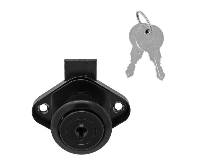 Cerradura vertical para cajón negro BM-22N BI-METAL