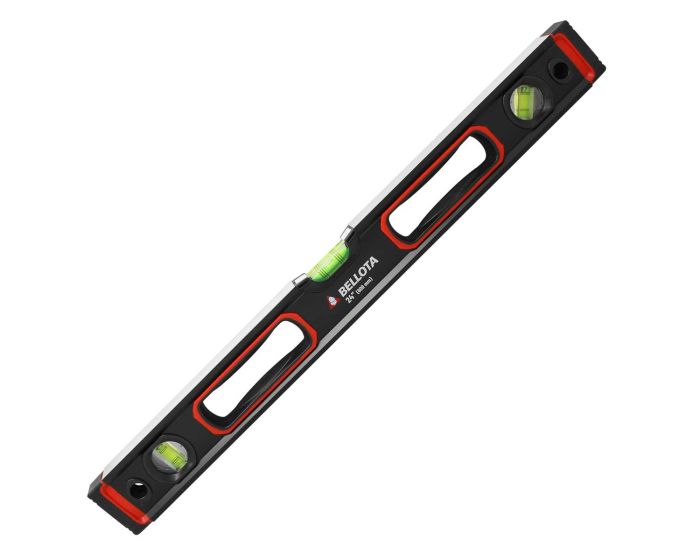 Nivel de aluminio reforzado 24" 7SPLEV24PR Bellota
