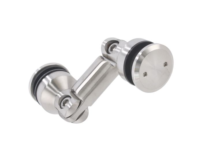 Soporte de fijación vidrio a vidrio satín C-001 Axcent