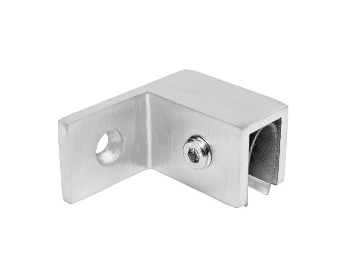 Conector vidrio a muro derecho satín C103 Acxent