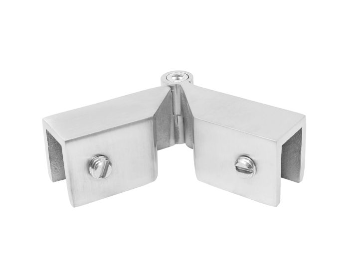 Conector ajustable vidrio a vidrio satín C105 Axcent