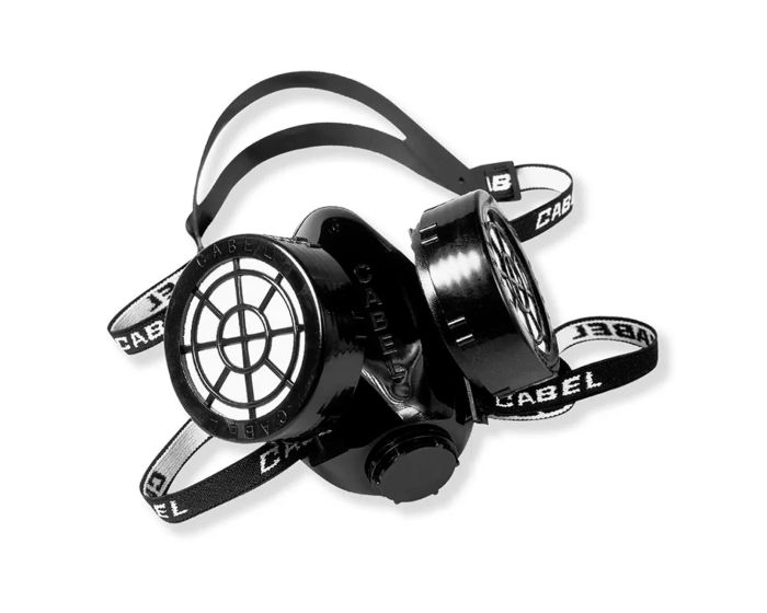 Mascarilla 2 filtros para gases 2400 Cabel