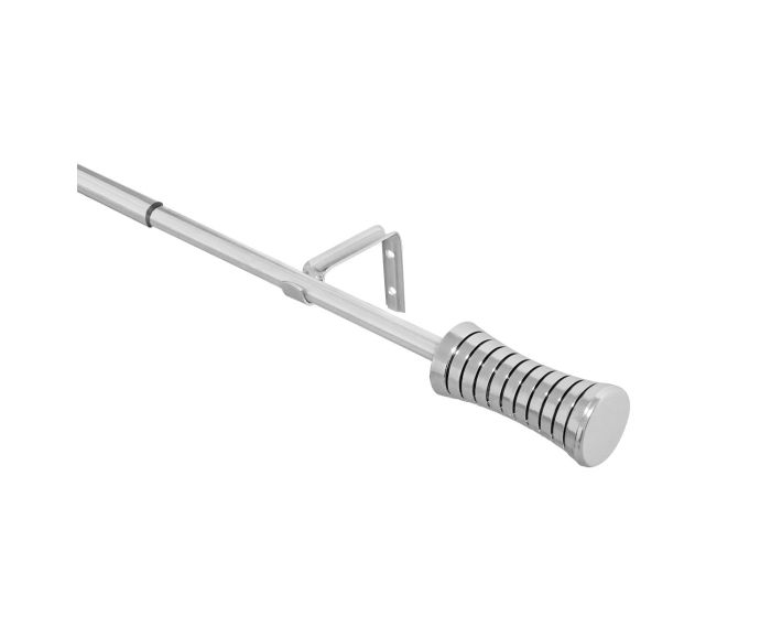 Cortinero ajustable grande cromo Alteza Novacort