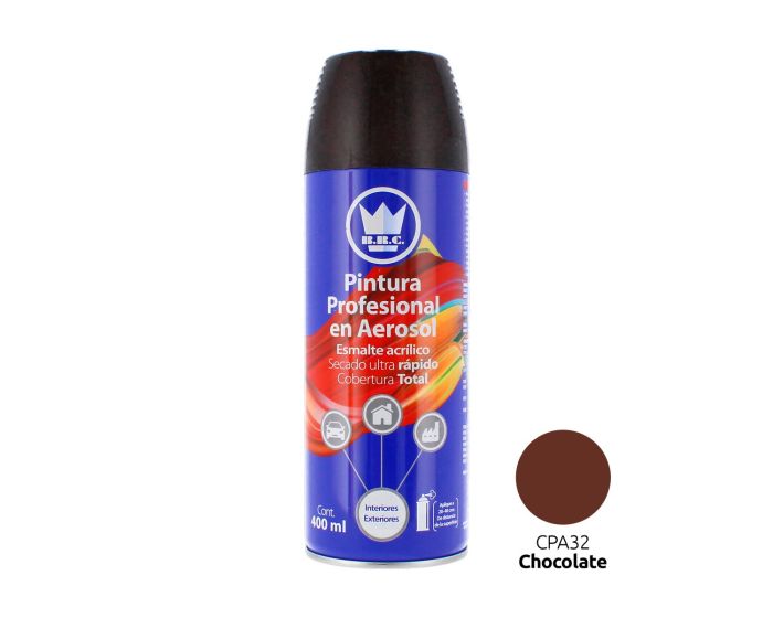 Pintura acrílica en aerosol chocolate 400 ml CPA32 Corona
