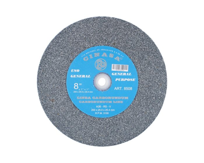 Piedra para esmeril 8" grano 36 8508 Cinasa