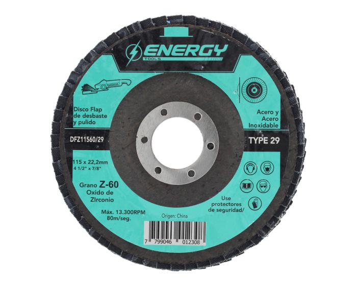 Disco laminado 4-1/2" Z-60 Energy