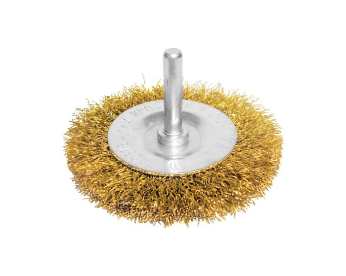 Carda circular latonada 3" Cinasa
