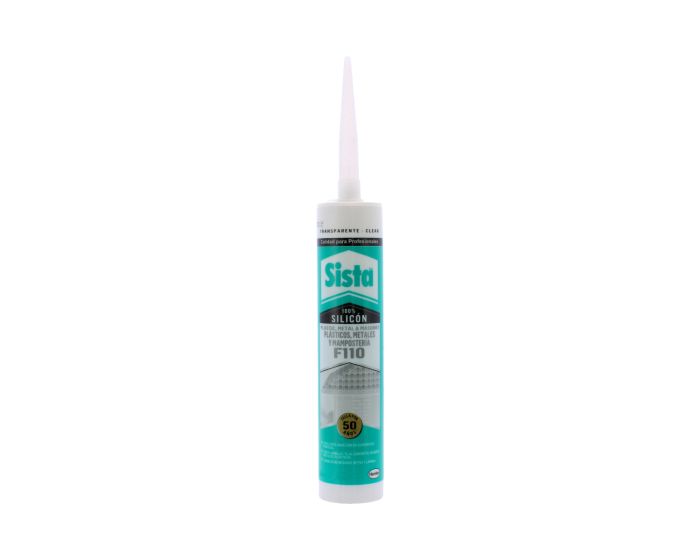 Silicón transparente F110 Sista