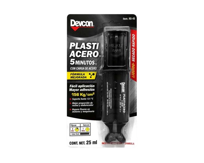 Pegamento Plastiacero 5 Minutos R5-45 Devcon