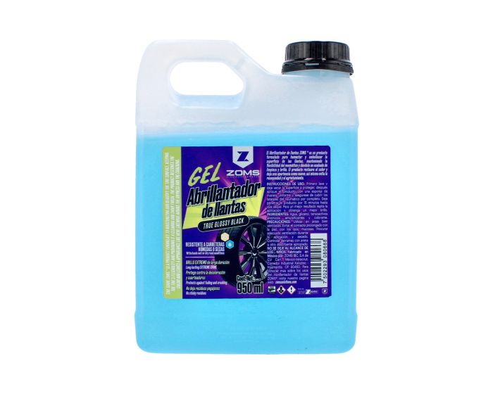 Gel abrillantador de llantas 950ml Zoms