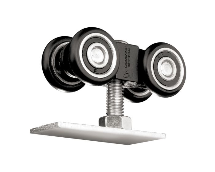 Herraje de correderas para cuatro hojas en sistema plegable DN-80 Ducasse
