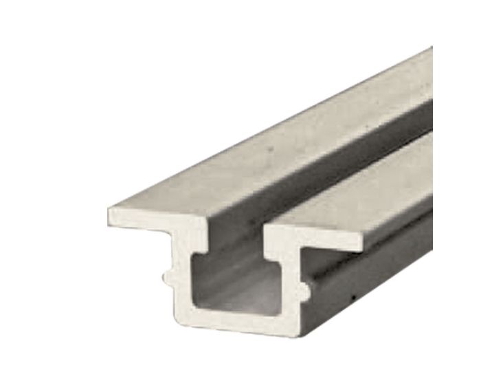 Riel simple embutido 2mts CX Ducasse