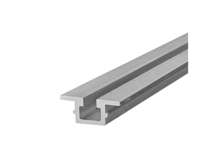 Riel simple embutido 3mts CX Ducasse