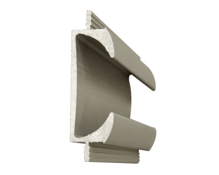 Perfil jaladera "C" 16 mm X 3 m Ducasse