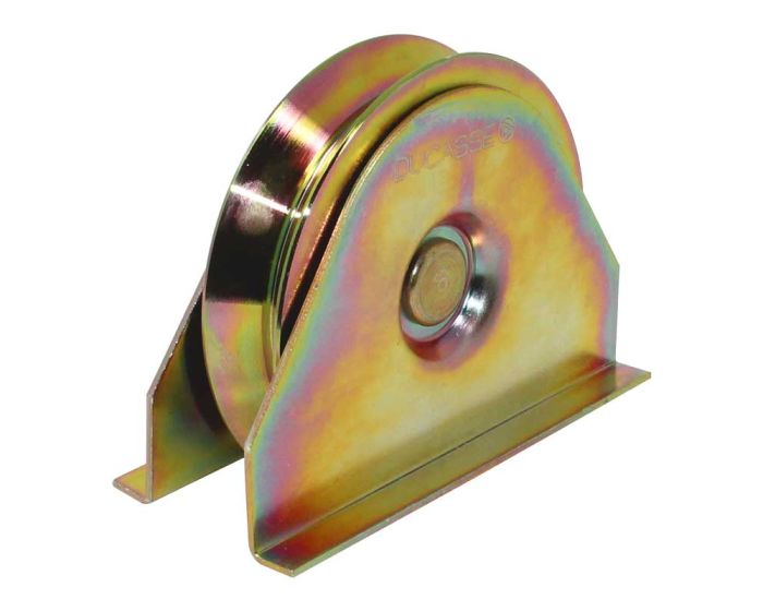 Rueda de acero con placa de 100 mm Premium Ducasse