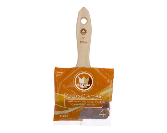 Brocha pelo de camello 4" BP0007 Corona