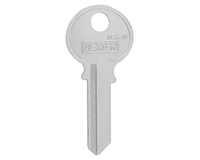 Llave en blanco para cerraduras DEX-40 4168 Dexter