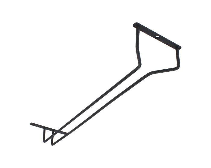 Porta copas de aluminio negro mate 50 cm Ergy