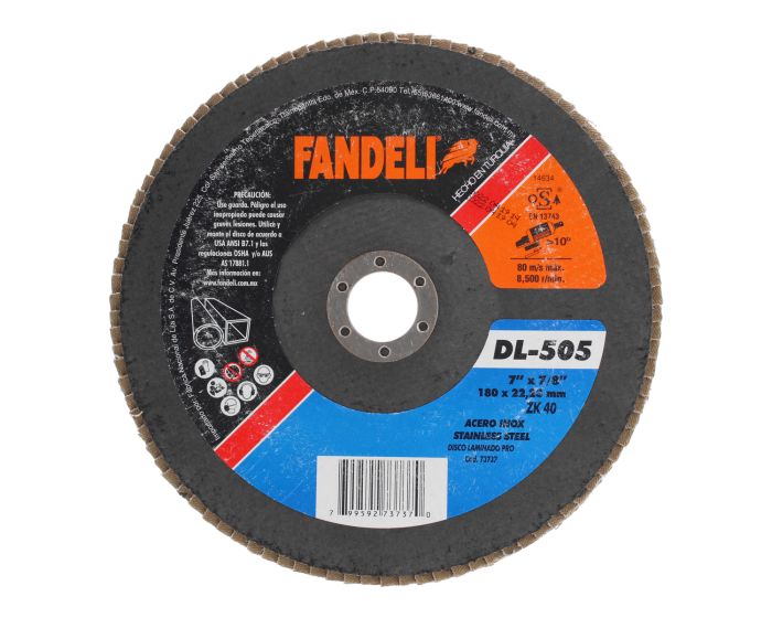 Disco laminado 7" ZK-40 DL-505 Fandeli