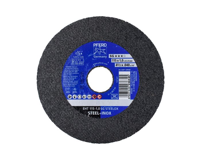 Disco para corte de acero inoxidable 4-1/2" SG STEELOX PFERD