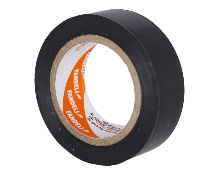 Cinta aislante de vinil negro 19 mm x 9.1 metros Fandeli