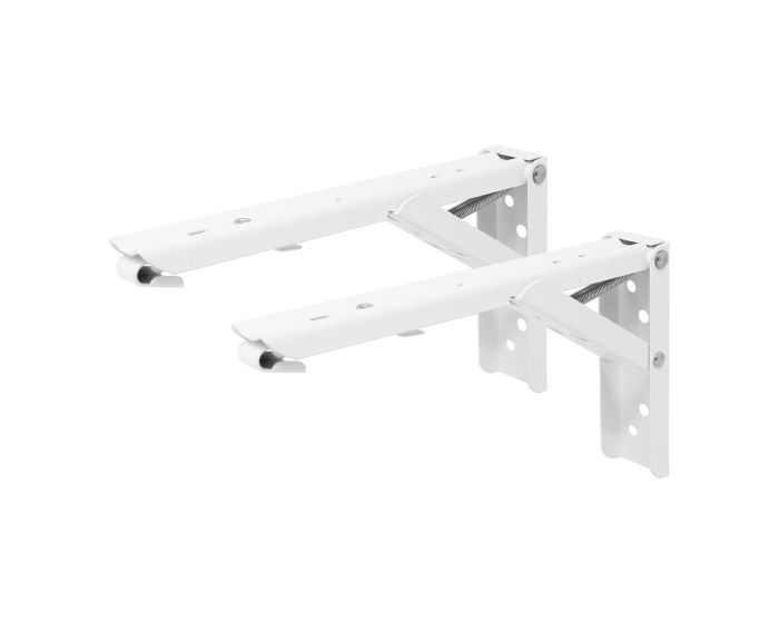 Soporte abatible 8" blanco Vinco