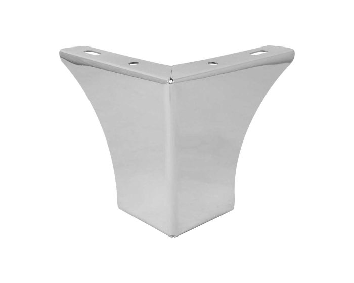 Pata para para sofá 100 mm cromo triangular Bolder