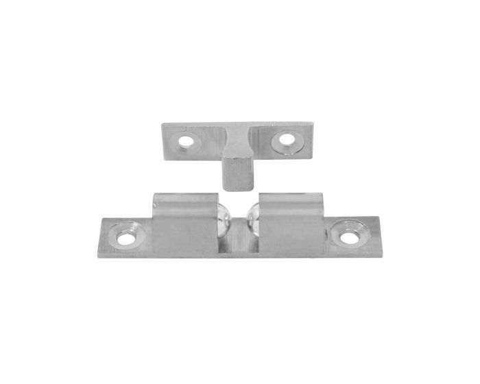 Resbalón doble bala 42 mm cromo satín FH