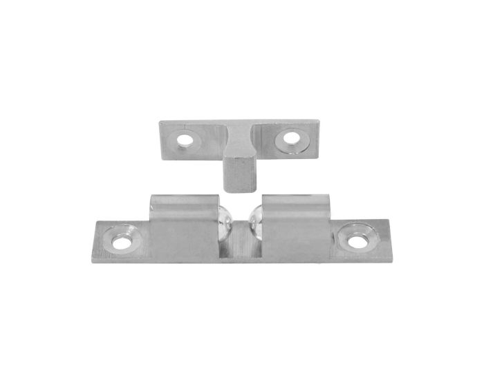 Resbalón doble bala 47 mm cromo satín FH