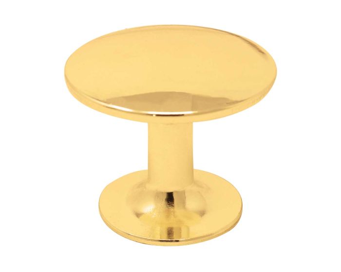 Jaladera botón 30 mm latón brillante JN-1402 Bolder