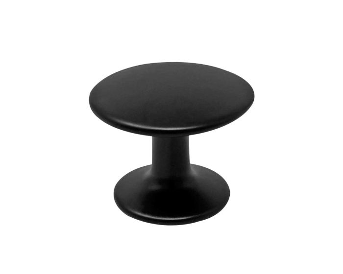 Jaladera botón 23 mm negro mate JN-1418 Bolder