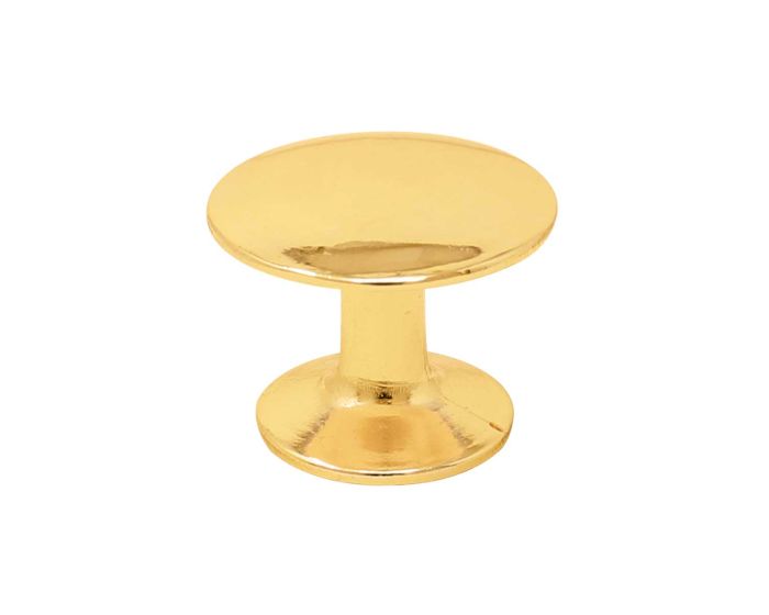 Jaladera botón 23 mm latón brillante JN-1419 Bolder
