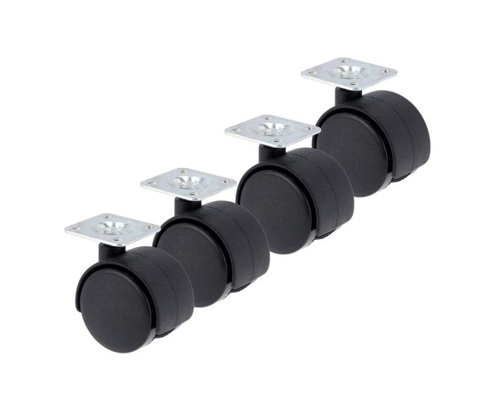 Rodaja tipo yoyo 38 mm con placa RR-3210 Bolder