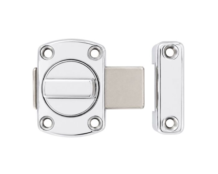 Cerrojo para puerta Zamak 55 x 56 mm cromo MC-61003 PORTER