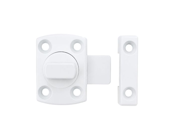 Cerrojo para puerta Zamak 42 x 43 mm blanco MC-61008 PORTER