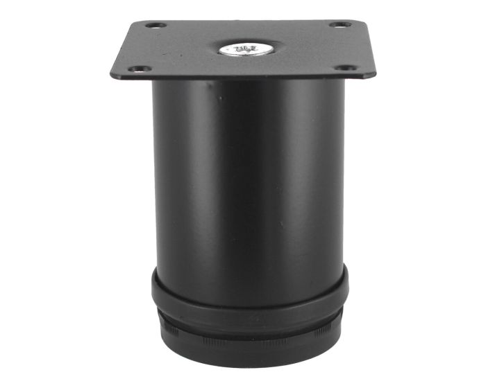 Pata regulable para sofá y muebles negra 80 mm PS-2734 Bolder