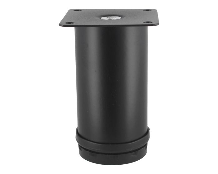 Pata regulable para sofá y muebles negra 100 mm PS-2735 Bolder