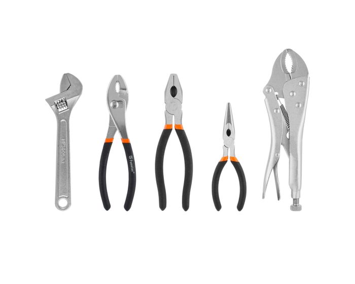 Juego de 5 pinzas de 6", 8" y 10" SW-11208 Fumetax
