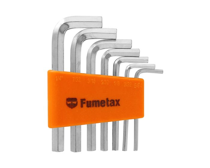 Juego de 7 llaves Allen estándar SW-630202008-7P Fumetax