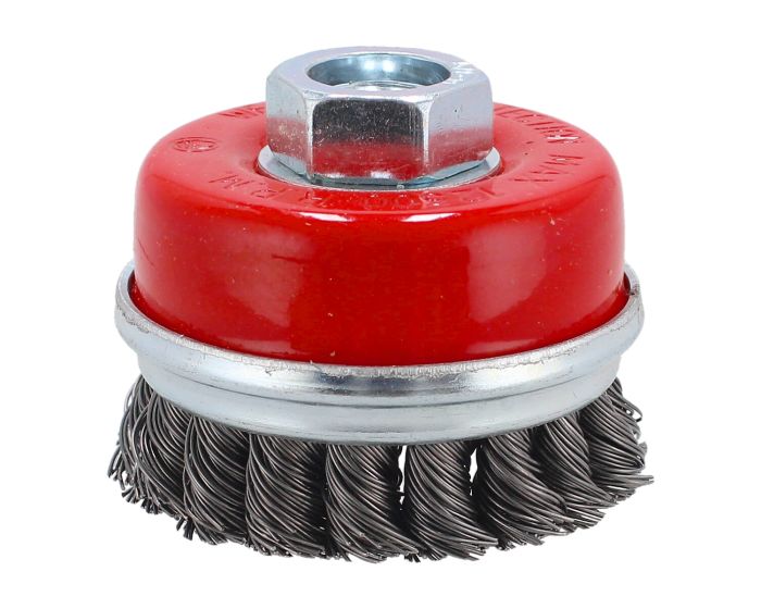 Carda de copa alambre trenzado 2-1/2" SW-32030201 Fumetax