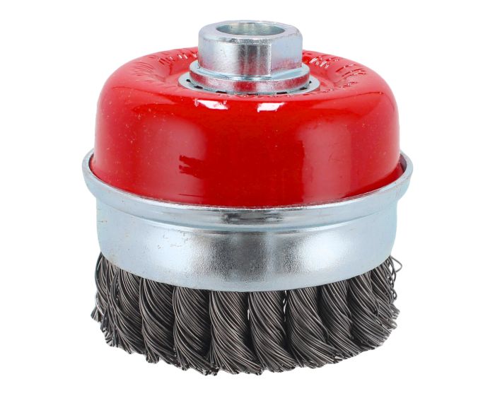 Carda de copa alambre trenzado 4" SW-32030203 Fumetax