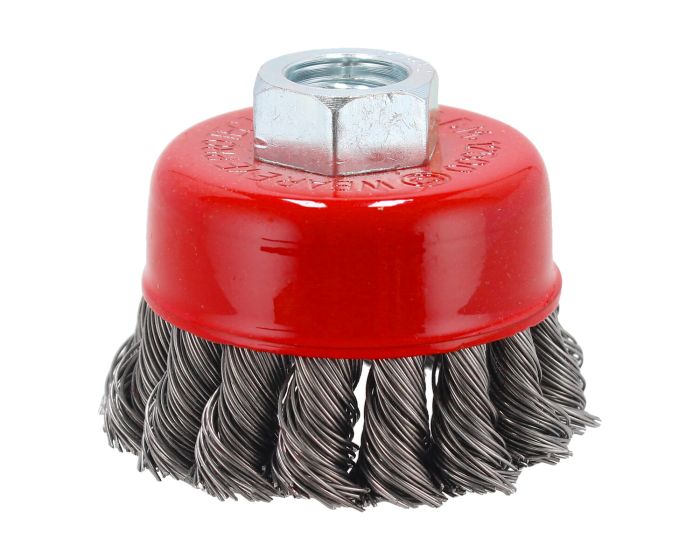 Carda de copa alambre trenzado 2-1/2" SW-32030301 Fumetax