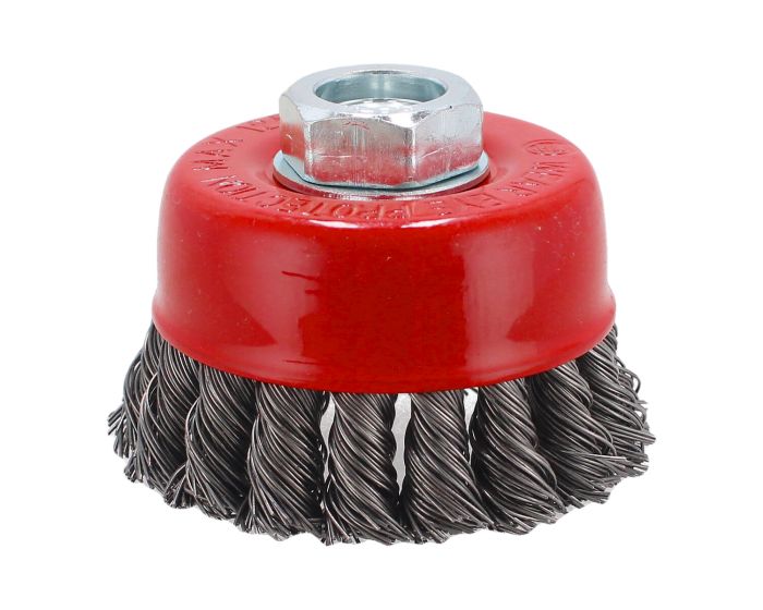 Carda de copa alambre trenzado 3" SW-32030302 Fumetax