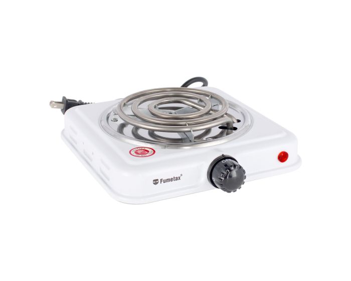 Parrilla eléctrica de 1 quemador blanca SW-23031-B Fumetax