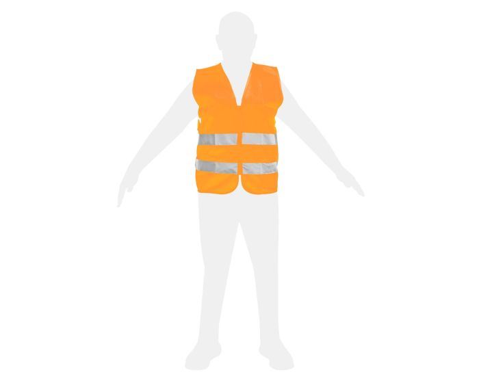 Chaleco poliéster naranja SW-8204002 Fumetax