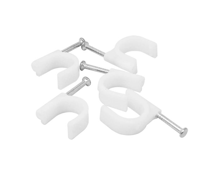 Grapas curvas para cable redondo 10 mm 100 piezas FU0473 Fulgore